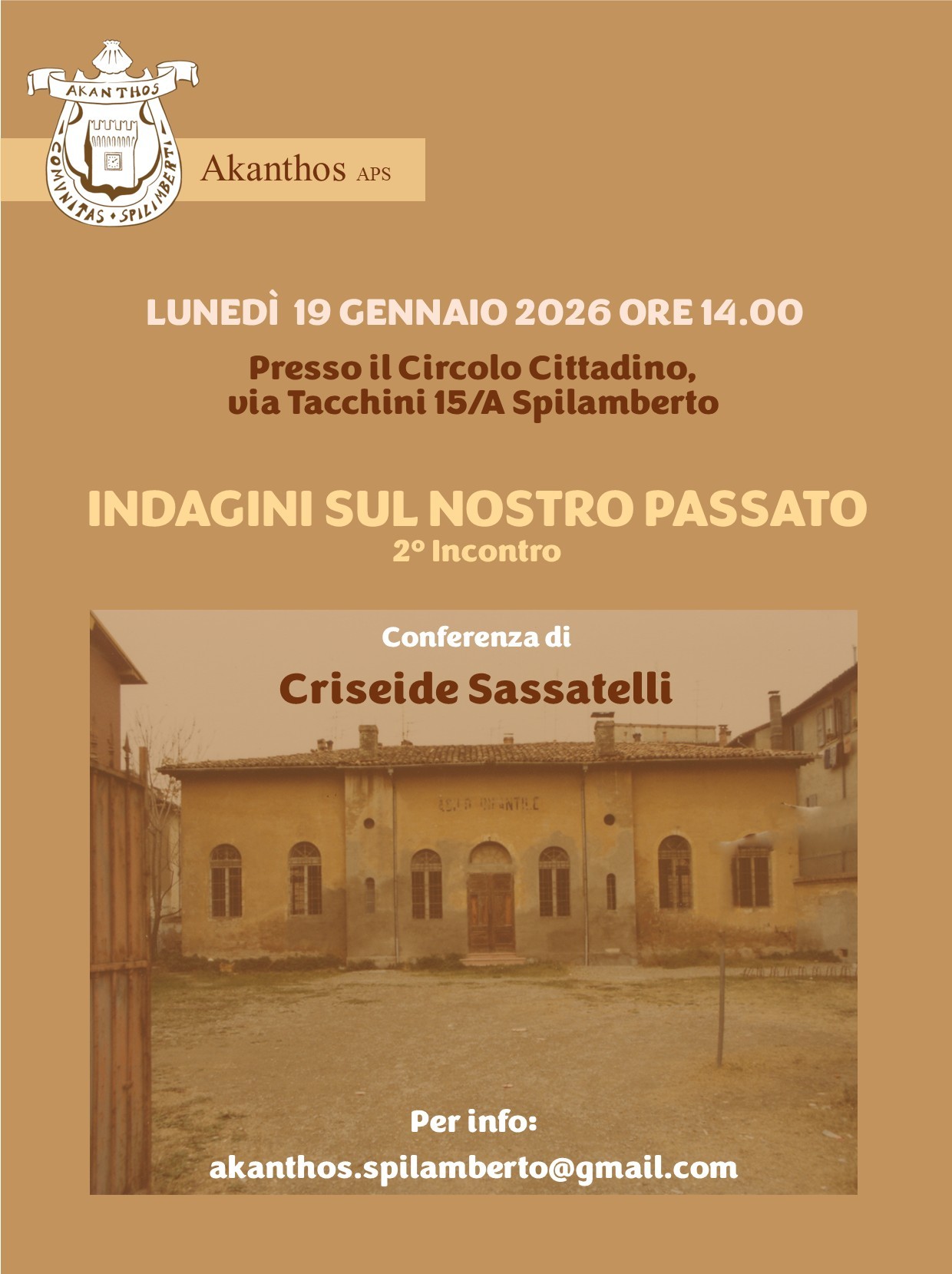 Locandina Indagini sul nostro passato