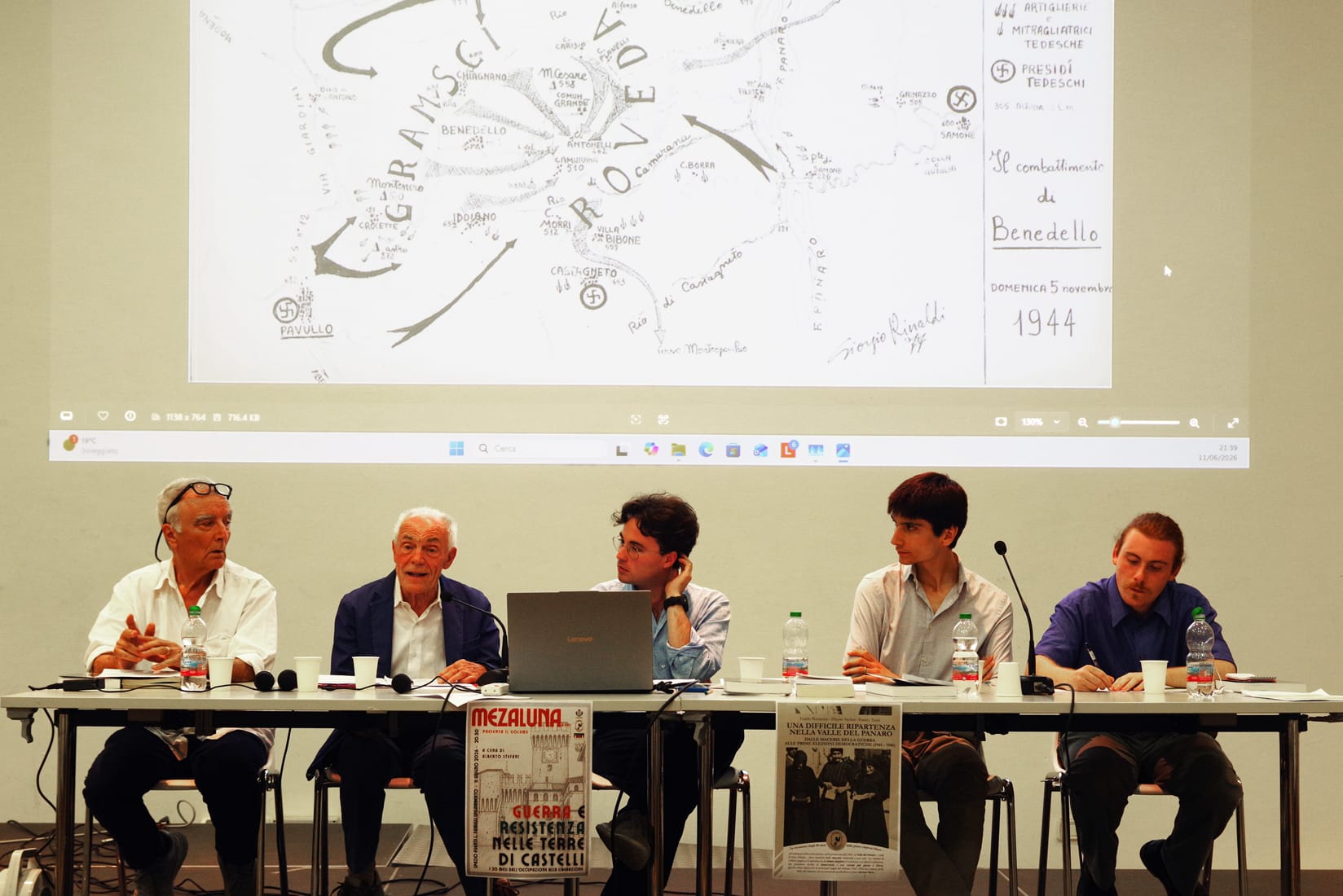 I relatori durante la presentazione, 11 giugno 2026