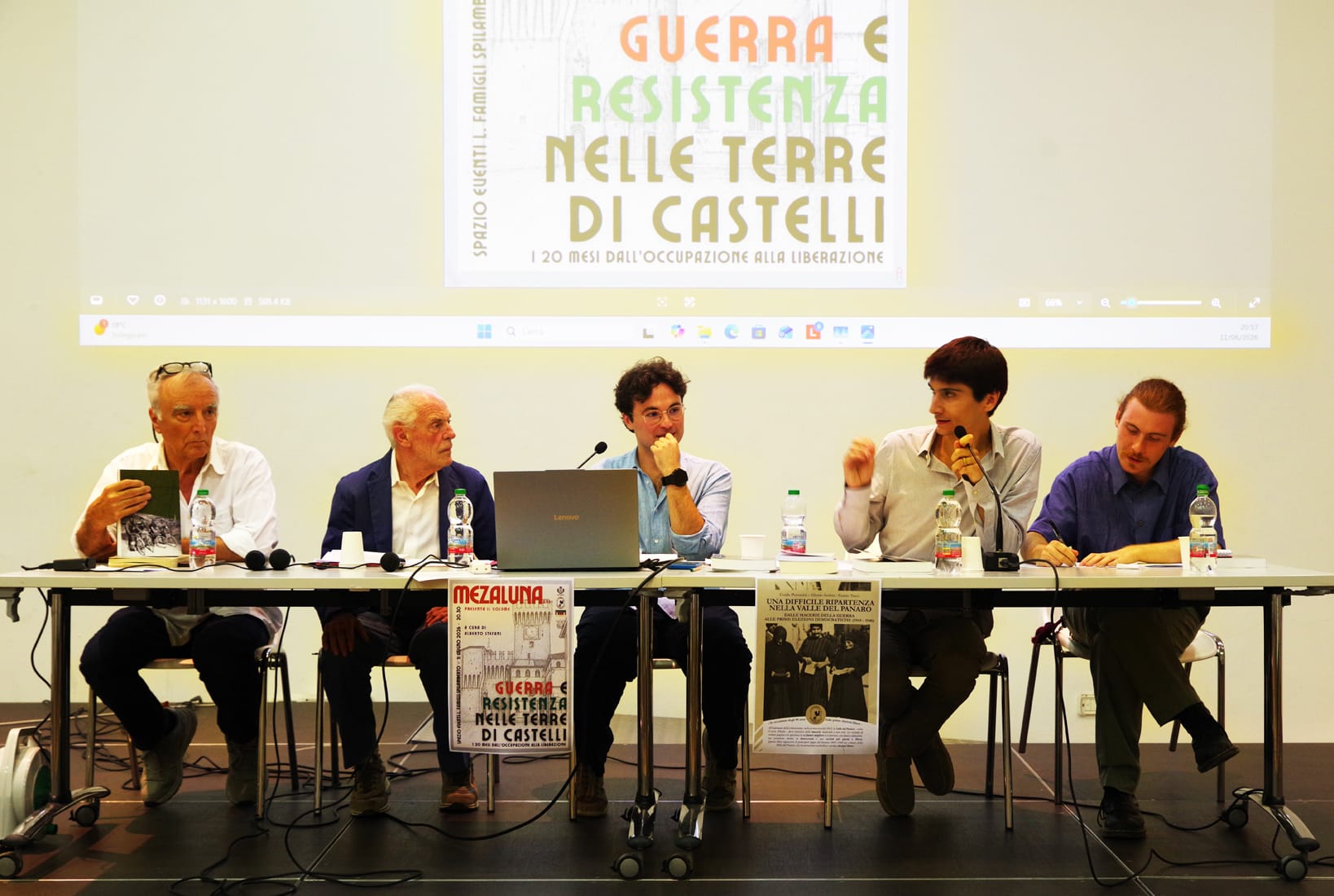 Il pubblico in sala durante la serata